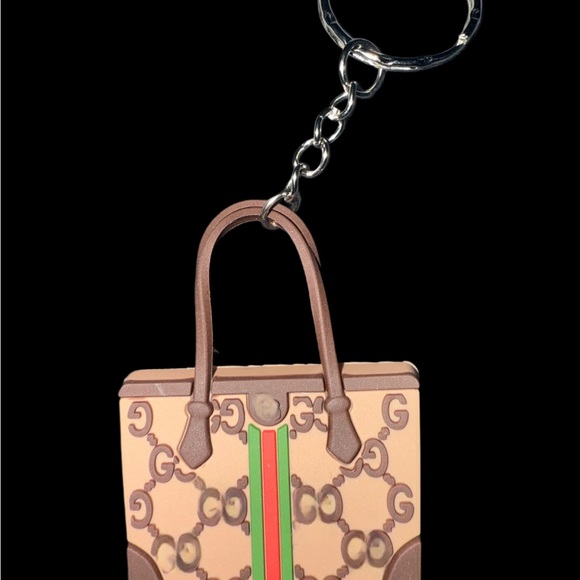 Mini Silicone Purse-Style Keychain Charm with Box - Picture 2 of 2